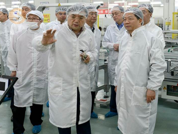 2016年6月4日　遼寧省委書記、省人大常委會主任（當時遼寧省省長）陳求發(fā)さんが當社を視察 