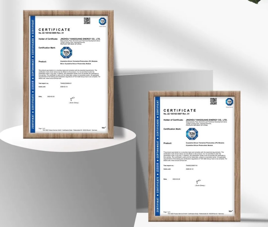 高光時(shí)刻 | 陽(yáng)光能源N型TOPCon全系列產(chǎn)品獲TÜV南德認(rèn)證