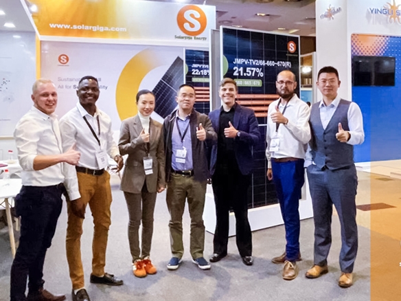 展會速遞 | 走進(jìn)“彩虹之國”！陽光能源高能亮相南非國際太陽能展